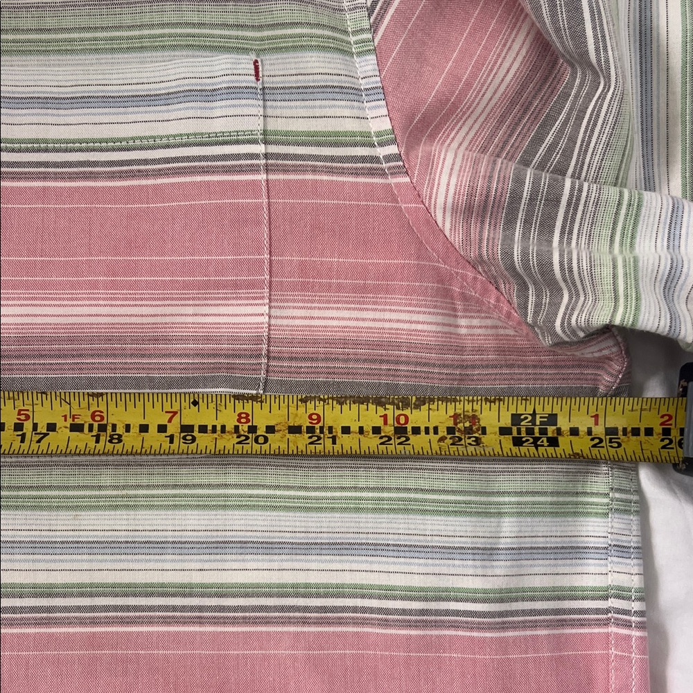 Tommy Bahama Multicolor Striped Men's Shirt Large - Picture 5 of 12